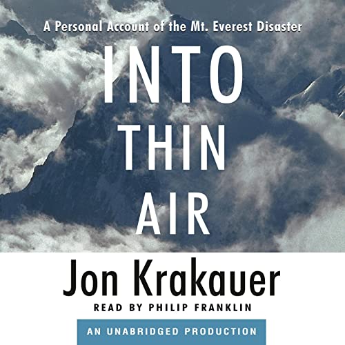 Into Thin Air: A Personal Account of the Mt. Everest Disaster audiobook cover