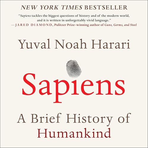 Sapiens: A Brief History of Humankind audiobook cover