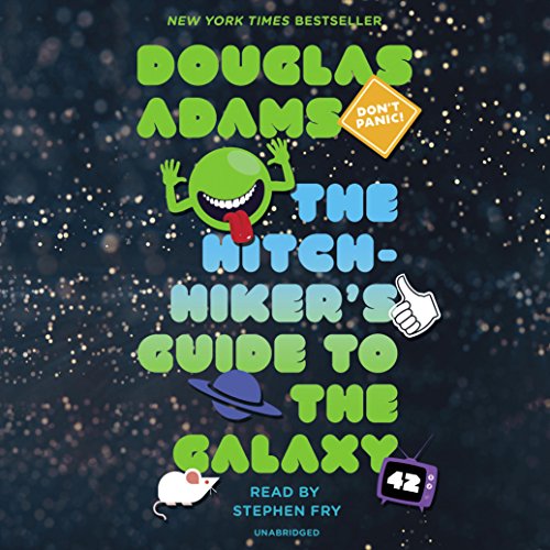The Hitchhiker's Guide to the Galaxy audiobook cover